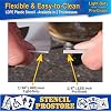 Pavement Stencils - 4 inch - Straight LINE Stencil - 4 x 108 x 1/8 (128 mil) - Pro-Grade