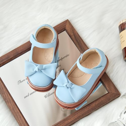 Image of Flaryzone Toddler Little Girl Mary Jane School Uniform Oxfords Flat Dress Shoes