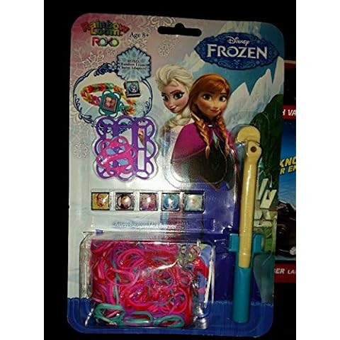 Qiyun Disney Frozen Roxo Interchangeable Charms Rainbow Loom Bracelet Kit New Cover