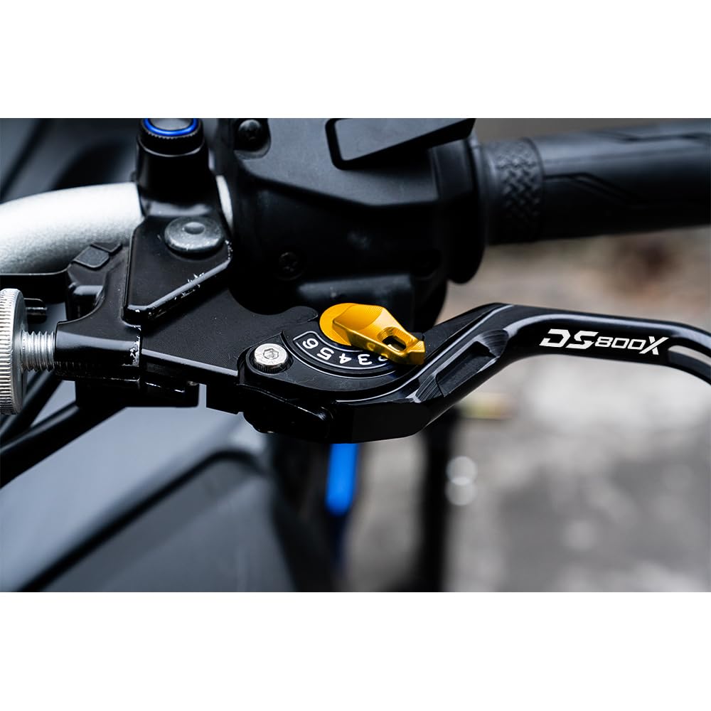 Adapté pour VOGE 800 DSX DS800X Rally DSX 800 2025 2026 Moto Ensemble de leviers de frein et d'embrayage en CNC Poignée de frein Leviers d'embrayage Accessoires 800 rally dsx 800dsx (Or)