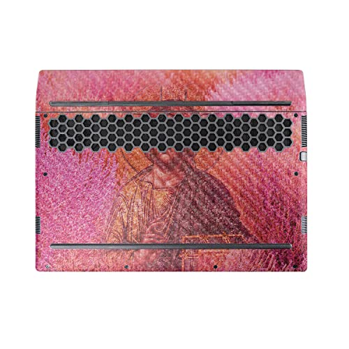 Image of MightySkins Carbon Fiber Skin Compatible With Alienware M17 R5 (2022) Full Wrap Kit - Holy Lavendar | Protective, Durable Textured Carbon Fiber Finish | Easy To Apply & Change Styles | Made in the USA