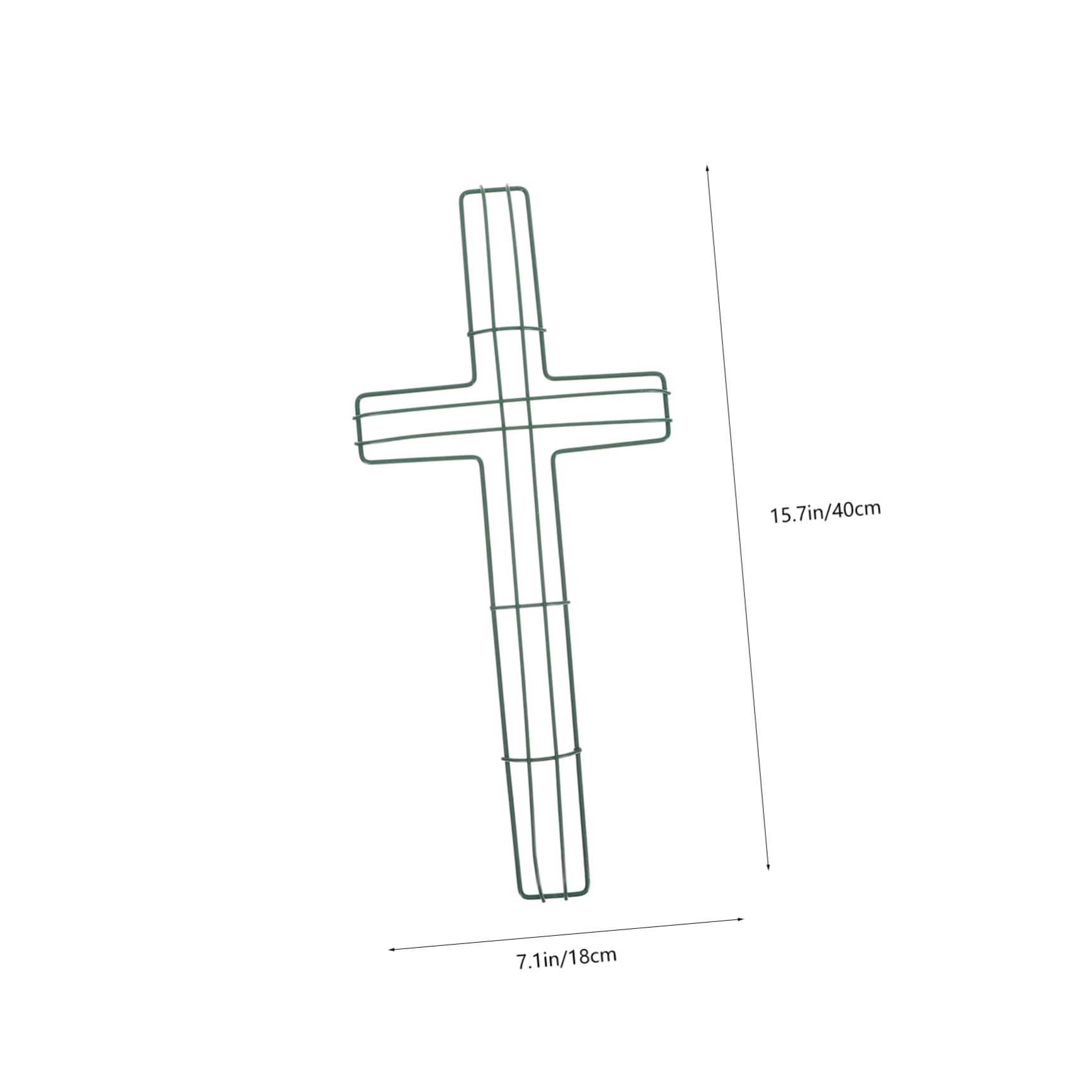 OFFSCH Easter Wreath Support Garland Frame for Crafts Sturdy Shape Wreath Holder for Christmas and Holiday Decorations