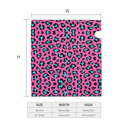 Housse magnétique léopard turquoise boîte aux lettres imperméable durable