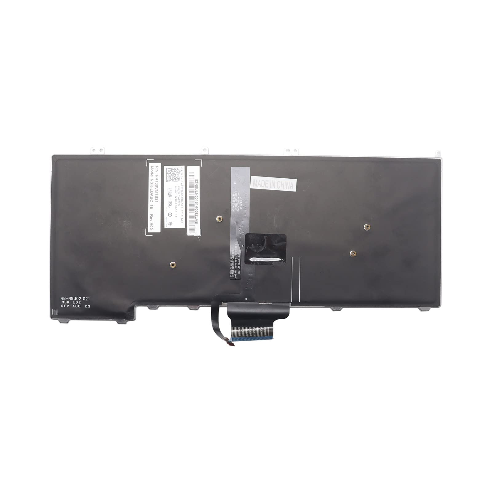 Tastiera DE di ricambio per Dell Latitude 12 7000 E7240 14 7000 E74400TV6P8 TV6P808WH8P0NM7G5 NSK-LD0UC 0GGR tastiera layout tedesco QWERTZ con retroilluminazione