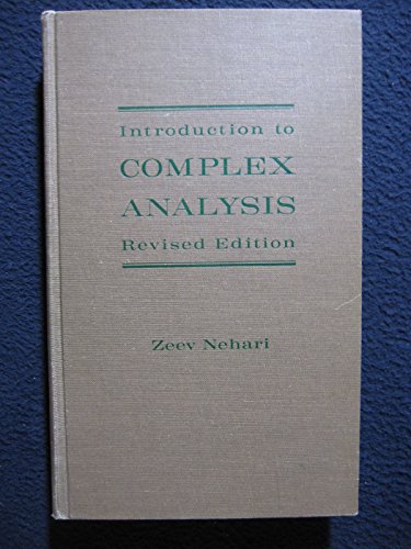 Introduction to Complex Analysis Revised Edition B000RRT872 Book Cover