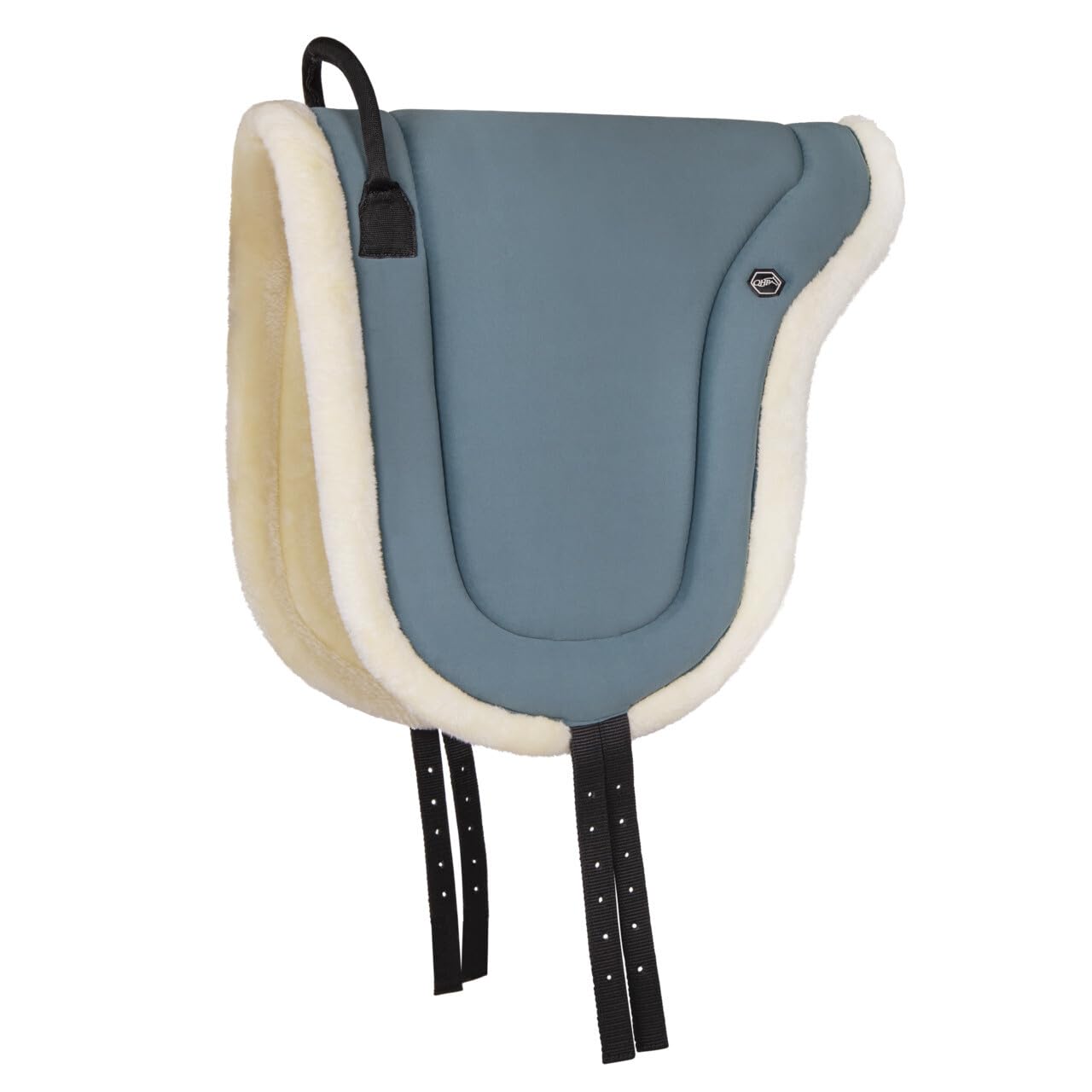NETPROSHOP Bareback Pad Velour Reiten ohne Sattel mit Weichem Kunstfell Shetty/Pony/Full/XLFull, Groesse:XL Full, Farbe:Petrol