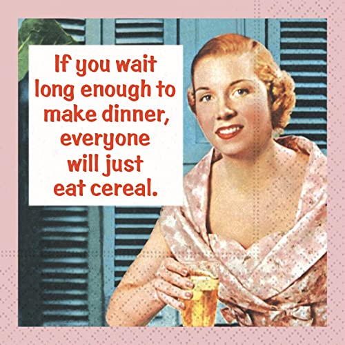 Retro Cocktail Napkin - Funny Cocktail Napkins For Women Boxed Variety Pack 40 Total Napkin #TOP5