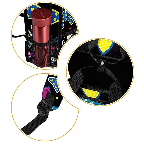 Sac à dos filles multicolore 35cm avec bretelles réglables - 2
