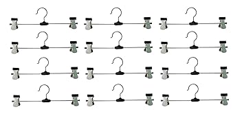 Xxombi Steel Hangers for Clothes, Steel Hanger for Wardrobe, Steel Clip Hangers for Clothes, Steel Hangers (Pack of 12)