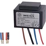 1 x 230 V · 1 x 8 V/AC · 1250 mA · 10 VA