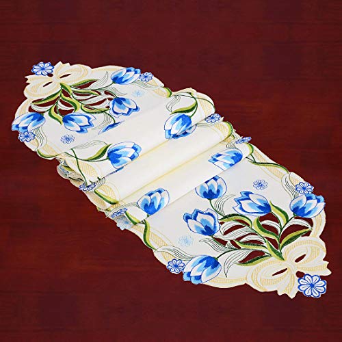 Encuentra reviews de Caminos de mesa bordados con motivos florales comprados en linea. 21 Imagen adicional