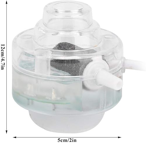 Miniatura 5 de Colorido gradiente incluso salida de aire bajo el agua burbuja tanque de peces luz LED, luz sumergible, impermeable para tanque de peces