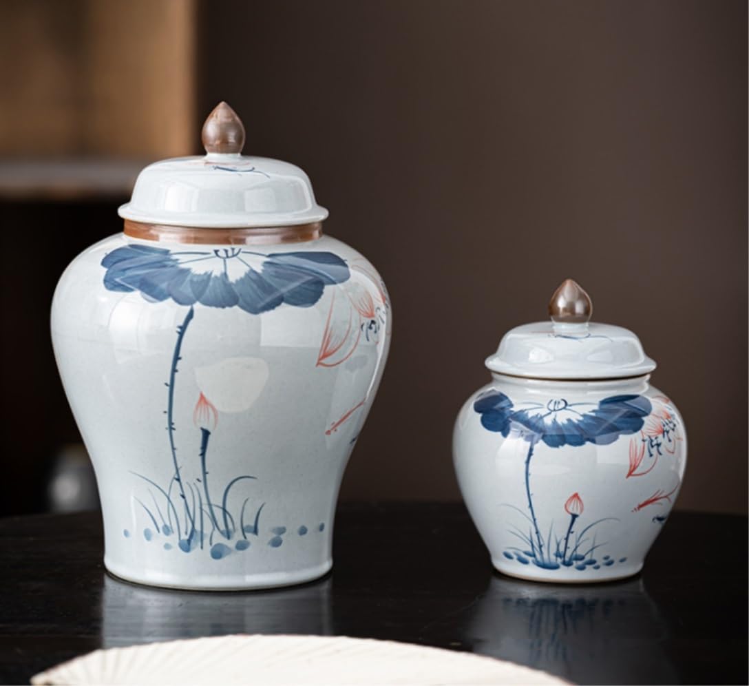 Dekoracyjne słoiki imbirowe Starożytna chińska porcelana Ceramiczny...