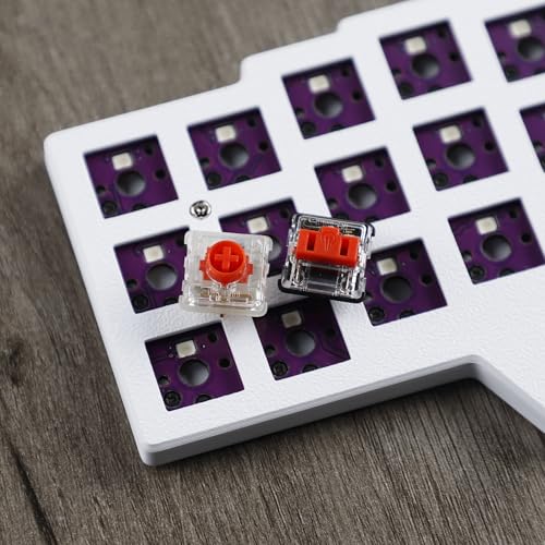 Clavier hotswap profil bas Corne V4.1 YMDK split mécanique 46 touches RGB en PLA