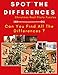 Spot The Differences - Christmas Real Photo Puzzles: Easy, Medium and Hard Picture Puzzles For Kids, Adults and Teens ( All Ages Christmas Activity Book )