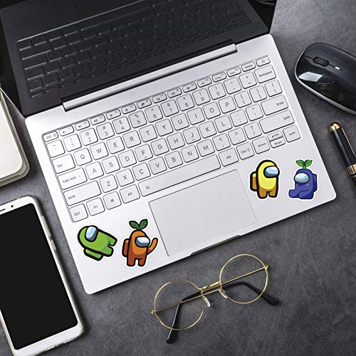 Among Us Stickers [52Pack], Game Among Us Waterproof Vinyl Stickers Decals for Laptop Water Bottle Bumper Luggage Computer Skateboard Snowboard. Gift for Kids Girls Teens - Thumbnail 4