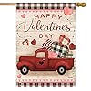 Valentines Love Pickup Primitive House Flag 40 x 28 Briarwood Lane