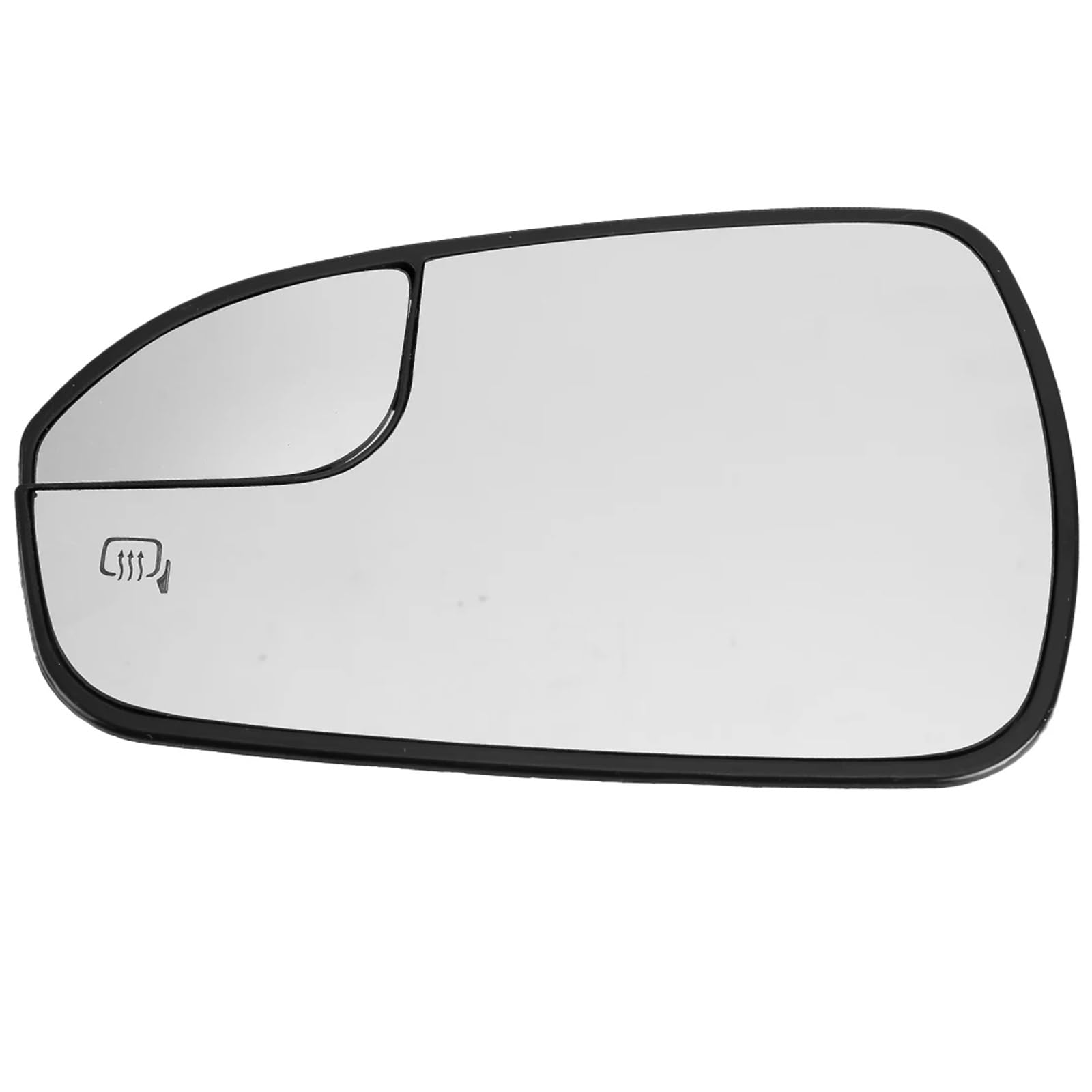 Cristal de espejo retrovisor calefactado Espejo retrovisor izquierdo calefactable con cristal para punto ciego, compatible para Ford para Fusion