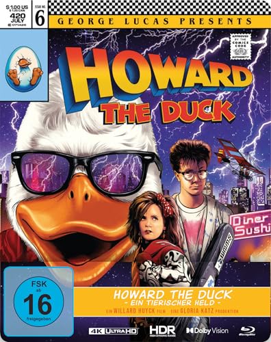 Bild: Howard the Duck - Ein tierischer Held (Steelbook, 4K-UHD+Blu-ray) f�r 40,99 EUR bei amazon.de