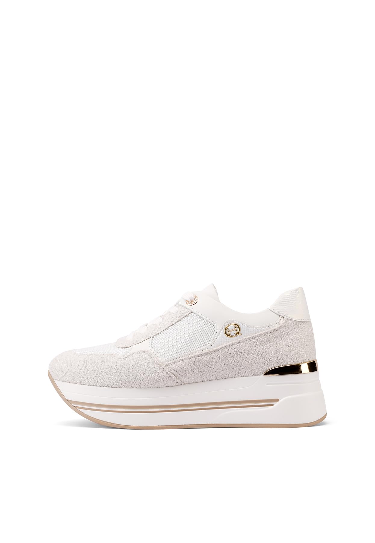 QUEEN HELENA Sneakers Platform Scarpe da Ginnastica con Zeppa Casual Donna X32-20