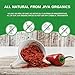 Jiva Organic Chili Flakes 7oz Bag - Crushed Red Pepper Medium Heat, 100% Natural & Non-GMO