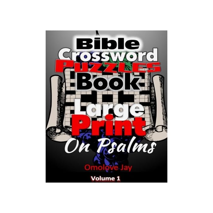 Buy Bible Crossword Puzzles Book Large Print On Psalms The Unique