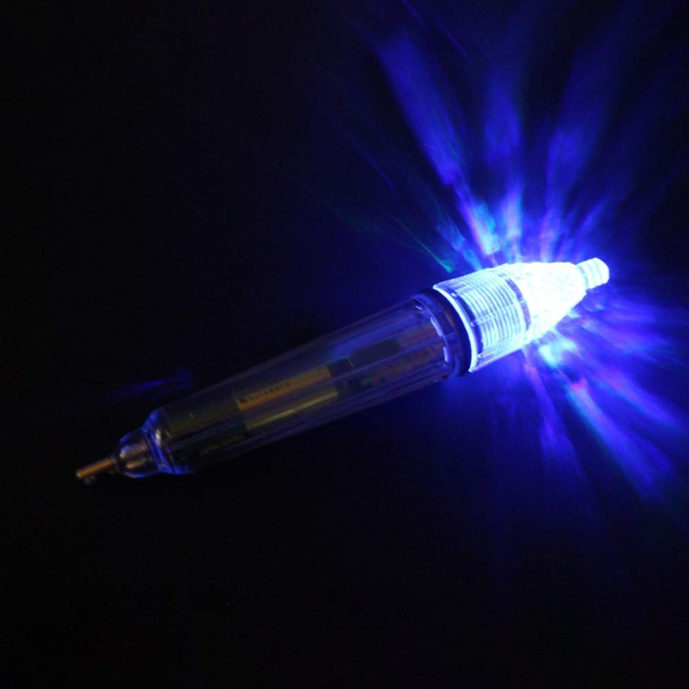 Lampe De Pêche Sous-Marine LED UV - Appât Lumineux Pour Pêche De Nuit - Étanche Et Robuste - Autonomie 7-8h - Outil Pour Attirer Les Poissons - 6
