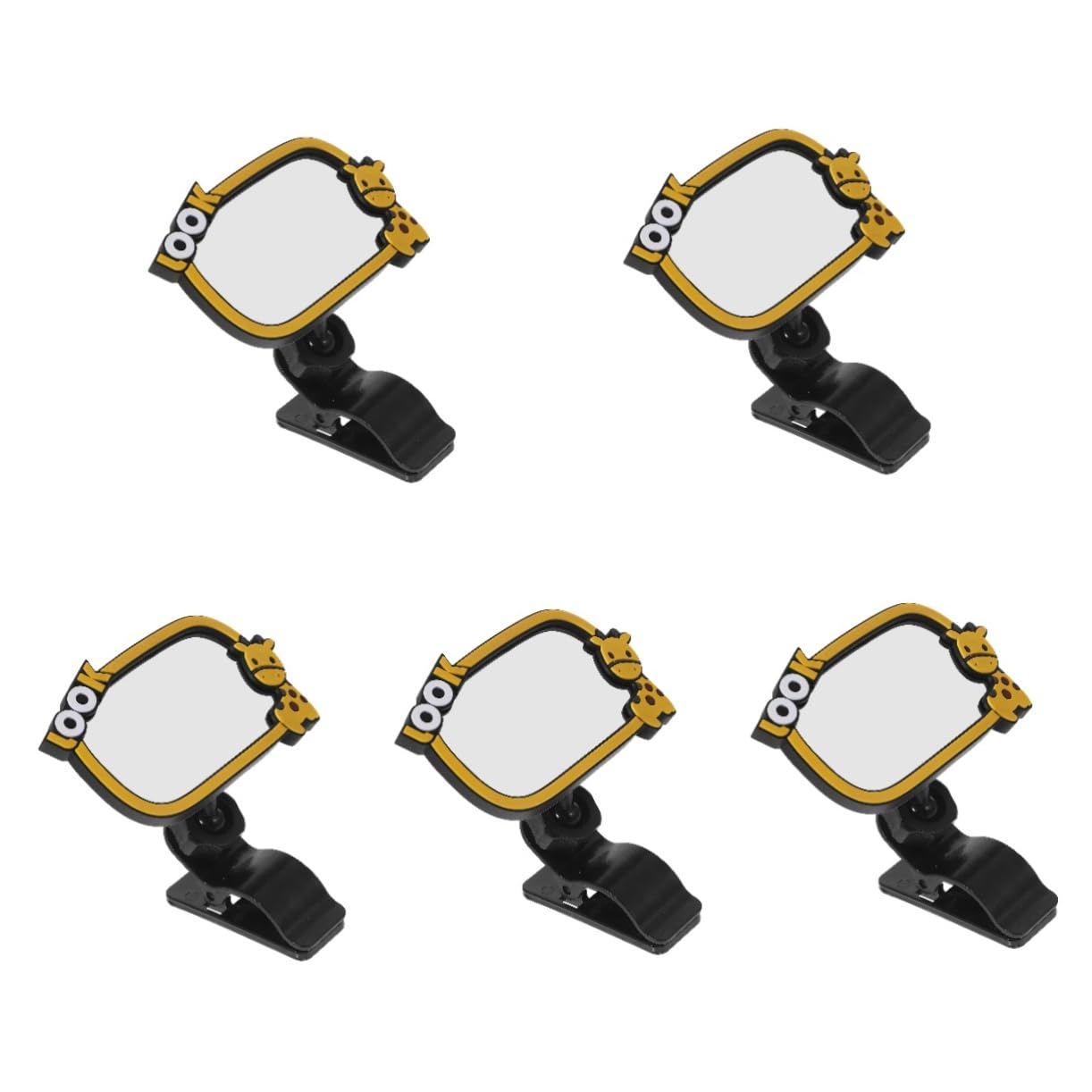 VICASKY 5pièces Rétroviseur Auto Clip Miroir Arrière Pour Surveiller Toute Sécurité Installation Facile Et Panoramique Pour Véhicules Miroir Qualité