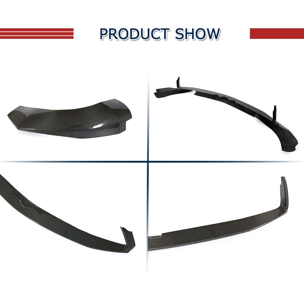 Frontstoßstange / Frontspoiler Für Alfa Romeo Stelvio Ab 2017 - ABS GFK-Look, Unterer Spoiler & Schutzlippe