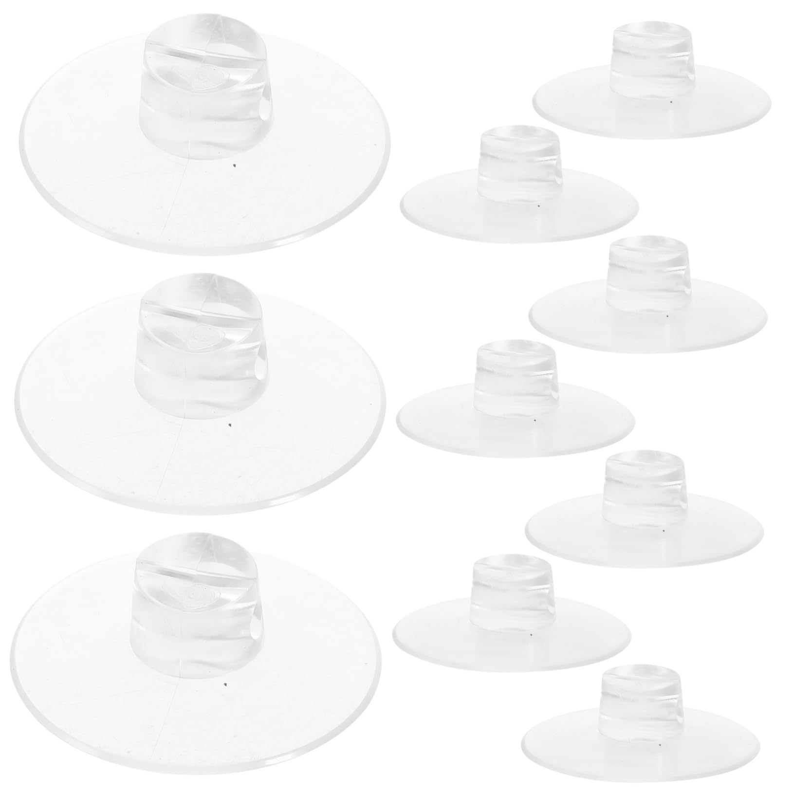 PRETYZOOM 24pcs Clear Cup Wire Cable Clips Holders for Easy Installation Smooth for Organizing Light Strings and Cords and Walls