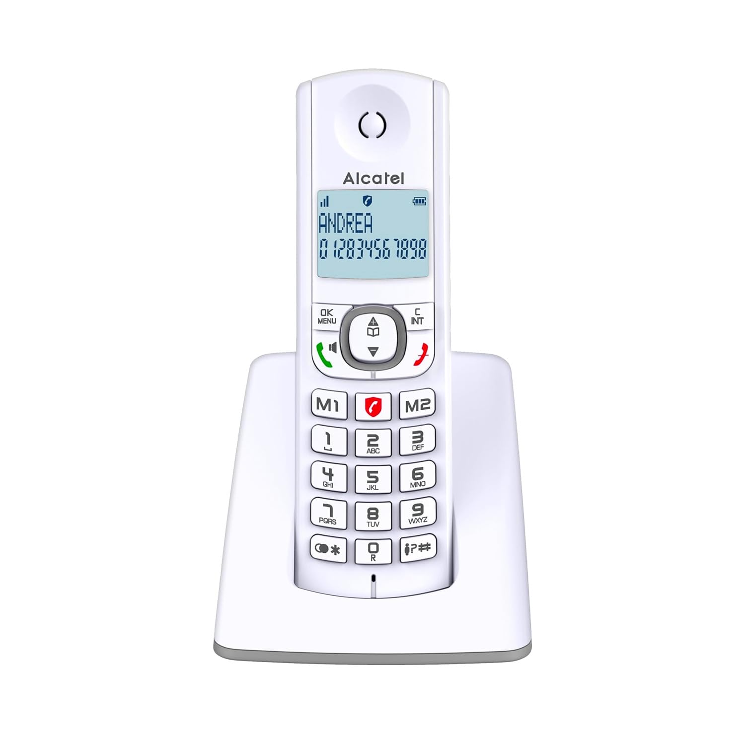 ALCATEL F860GREY Wireless Phone telephone sans fil de maison ecran retroeclaire