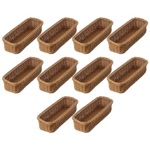 Desktop Cutlery Storage Basket Restaurant Tableware Drain Storage Box Woven Basket Crockery Storage Basket organiser small shelf