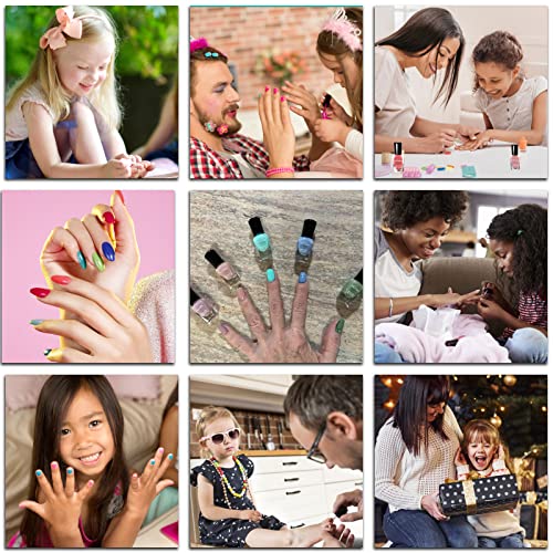 Urchabri Nail Polish，10 Colors Nail Polish Set,Quick Dry Nail Polish, Nail Polish Kit,Non Toxic Nail Polish,Nail Polish Kit Easy, Peel-Off Nail Polish,Insta Dry Nail Polish,Fingernail Polish (S10-02) #TOP6