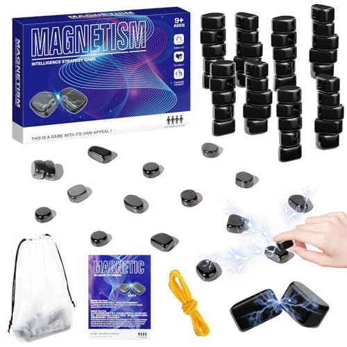 Magnetisches Schachspiel,Tragbares Magnetisches Schachspiel,Tragbares Schach Magnetisch Magnetisches Spiel für Erwachsene Partyzubehör für Familientreffen (40G)