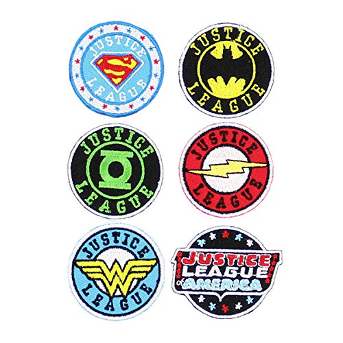 Amazon | DC Comics ワッペン【 P-DC-0136-S ジャスティス