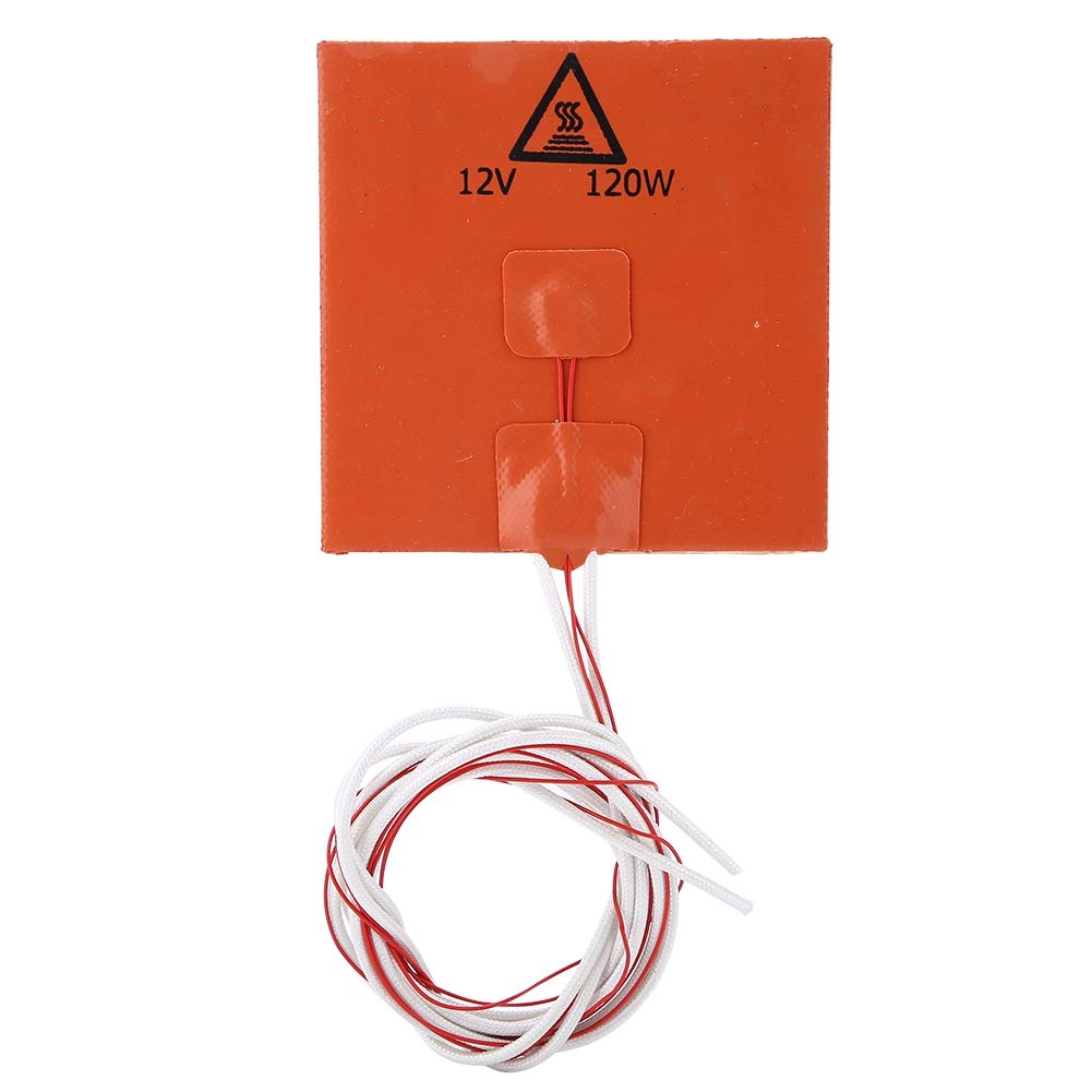 Cama Caliente de Silicona, Alta Eficiencia Térmica, Calentamiento Rápido, Rendimiento Estable, 200 X 200 Mm, Naranja, para Accesorios de Impresora 3D (220v 750w 310 * 310mm