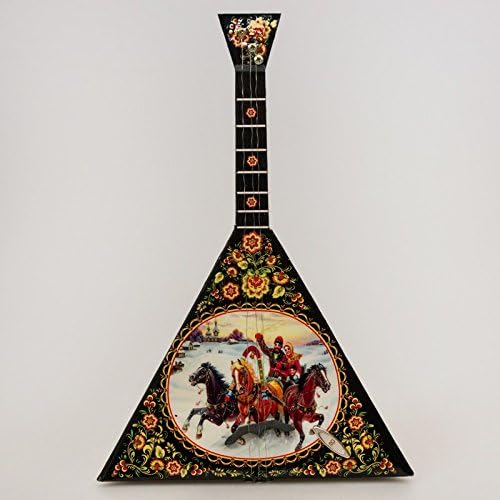 Balalaika Music Box 'Winter Troika' Black