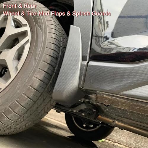 Image of for Subaru Mud Splash Guards Front and Rear Fender Cover,Compatible with 2019-2024 Subaru Forester Splash Guard Mud Flap Set of 4 Matte Black Mud Flaps