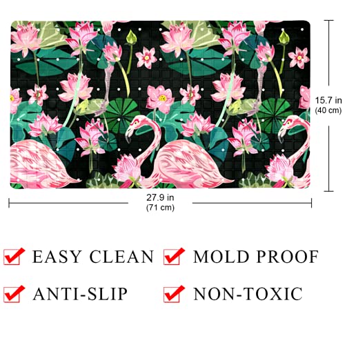 Tapis de bain antidérapant évite les glissades 120 ventouses