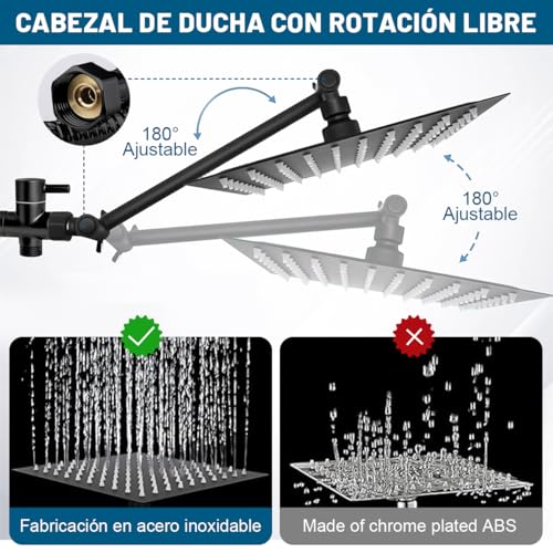Reviews y listado de Regadera para baño alta presion los más recomendados. 12 Imagen adicional