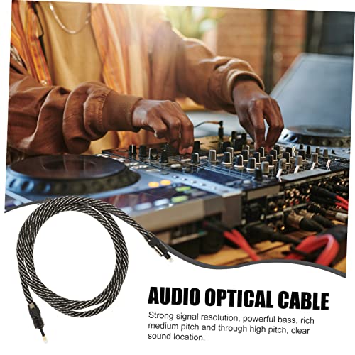 Cable de audio óptico Toslink macho a macho para conectar barras de sonido y televisores 3