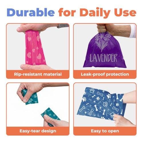 Image of Best Pet Supplies Dog Poop Bags for Waste Refuse Cleanup, Doggy Roll Replacements for Outdoor Puppy Walking and Travel, Leak Proof and Tear Resistant, Thick Plastic150 Bags