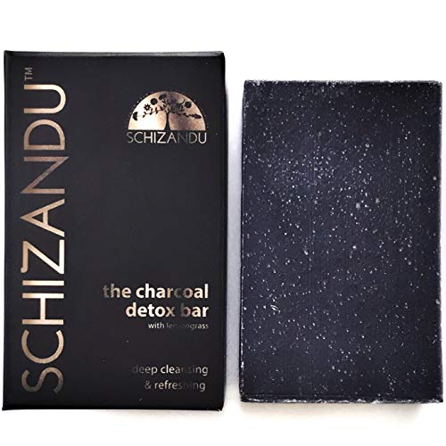 Schizandu Organics Charcoal Cleansing Soap, Organic Herbal Skin Detox With Activated Charcoal | 4 Oz. | 100% Pure Natural Luxury For Facial, Body Detoxification | Moisturizing, Nourishing Beauty Bar #TOP4