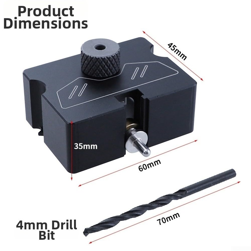 Localizador de Agujeros Aluminio 62mm para Madera