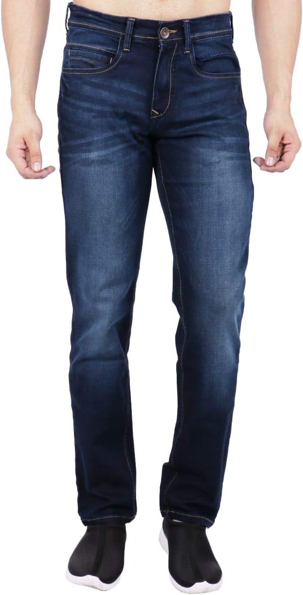 ACCRO MODE Men's Super Stretch Slim Fit Denim