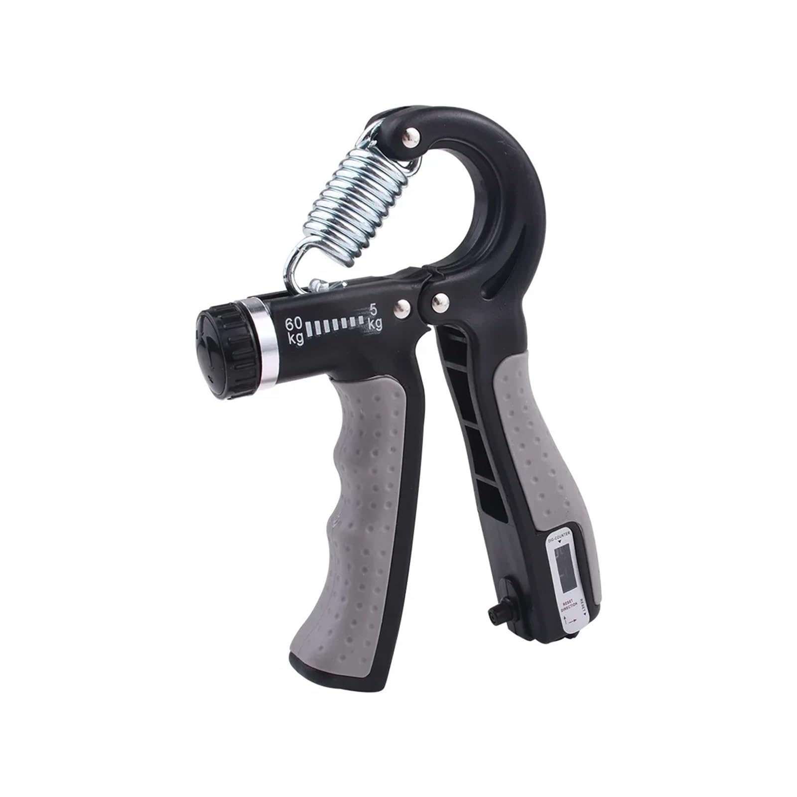 FLYIODFCXV Wrist trainer, 11~132lbs R-type Adjustable Strength Apparatus Forearm Muscle Training Dynamometer(Brown)