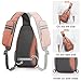 G4Free RFID Sling Bag Crossbody Backpack Small Chest Shoulder Bag Hiking Outdoor