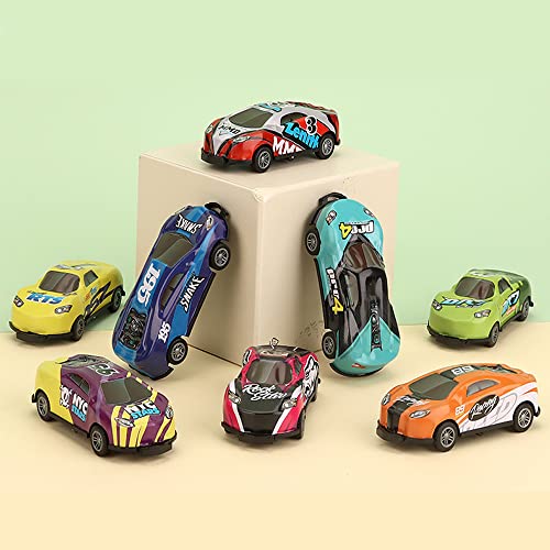 Stunt spielzeugauto -360° drehbares spielzeugautos, Springendes Trägheits, Legierung zurückziehen Katapult, Kreativität Mini Auto Modelle Spielpreise für Kinder Jungen -zufällige