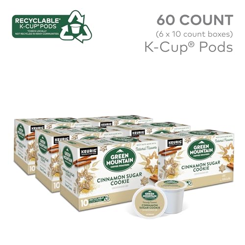 Image of Green Mountain Coffee Roasters Cinnamon Sugar Cookie Coffee, Keurig Single Serve K-Cup Pods, 60 Count