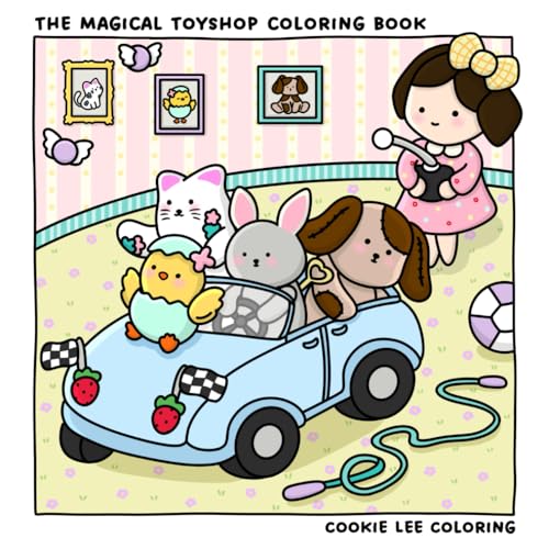 The Magical Toyshop: A Cute and Cozy Coloring Book for Adults & Kids | Featuring Easy to Color Toy Characters, Stuffed Animals & Adorable Scenes (Cute & Comfy Coloring) image 2